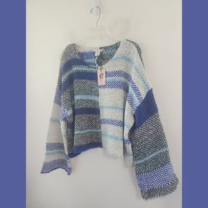 Sincerely Jules New Chunky Long Full Sleeve Crop Sweater Large